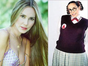 Толстая девочка - до и после